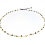 Necklace Shimmer Peridot green