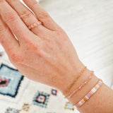 Bracelet Shimmer Rose quartz