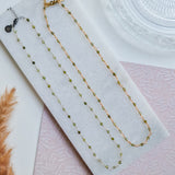 Necklace Shimmer Peridot green