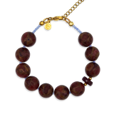 Armband Red Golden Stripe