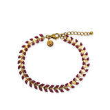 Armband Magenta Link