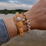 Armband Sunset Heat Yellow Jade