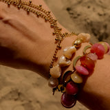 Armband Coastal Treasures Sandy Glow