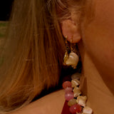 Oorbellen Summer Glow Textured Drop