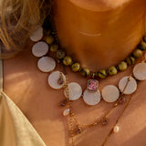 Ketting Coastal Treasures Mother of Pearl Disk