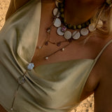 Ketting Sunset Heat Green Jasper