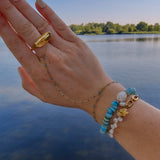 Handchain Sunset Heat Turquoise