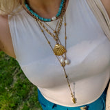 Ketting Coastal Treasures Pearl Slide