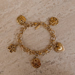 Coquette gouden bedelarmband uit de BLOSS Essentials collectie