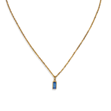 Ketting Sunset Heat Blue Zirconia