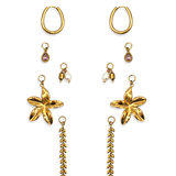 Oorbellen Summer Glow Lily 5-in-1 Statement