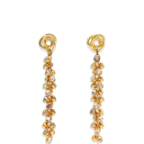 Oorbellen Crystal Glitter Knot