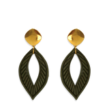 Oorbellen Elegant Drop Olive