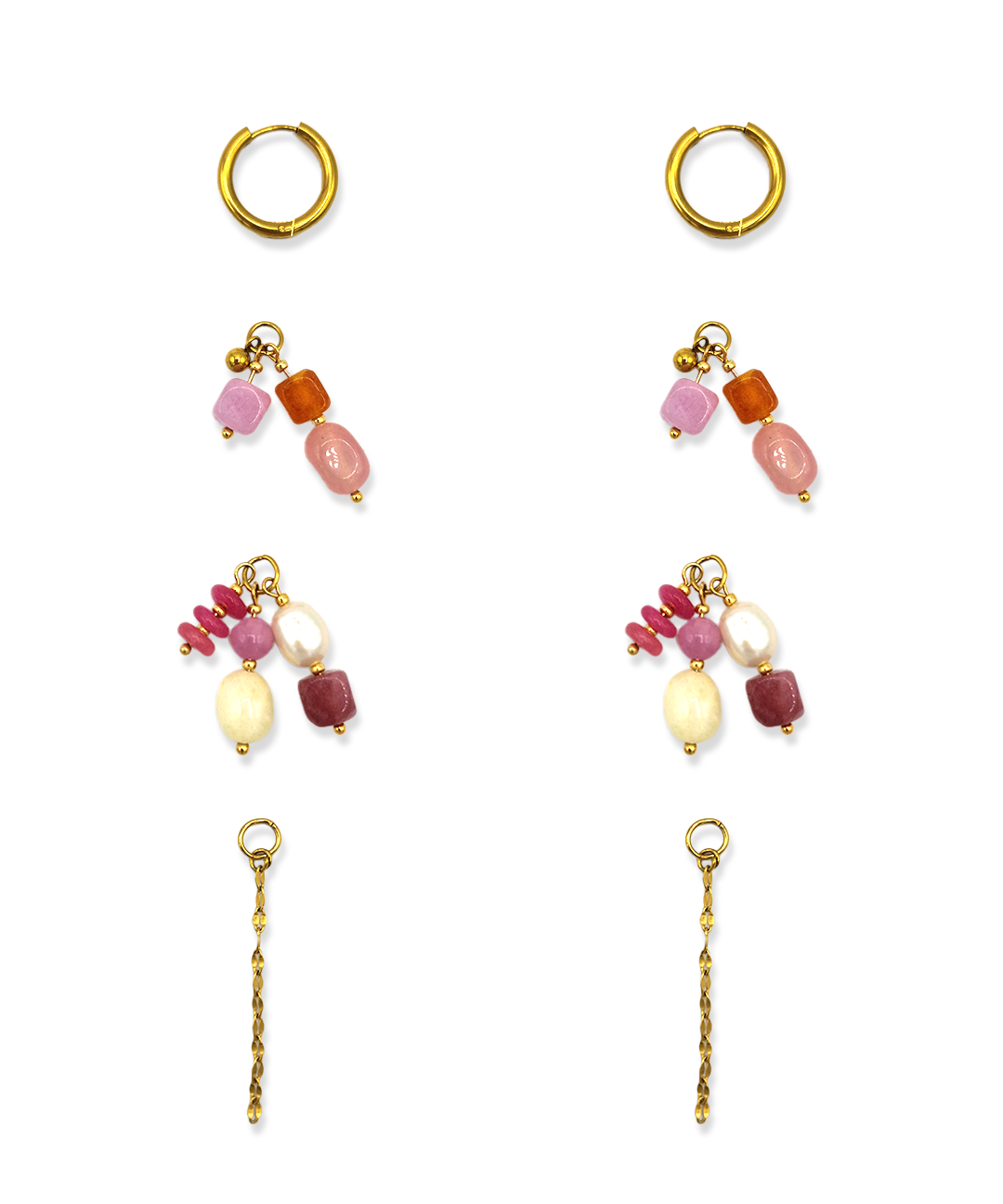 Necklace Summer Candy Berry Sunset