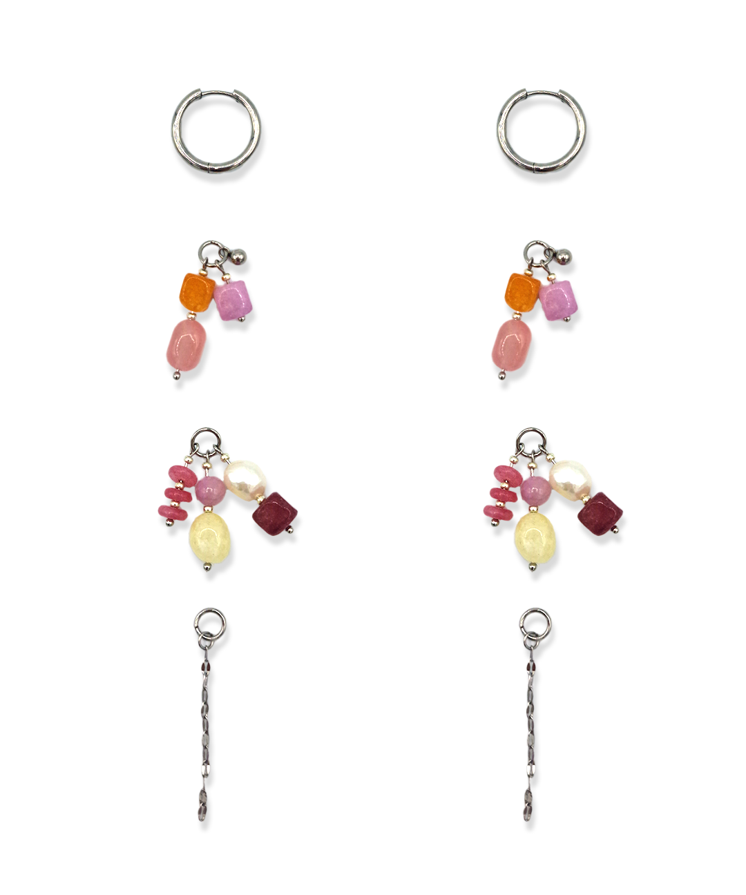Necklace Summer Candy Berry Sunset