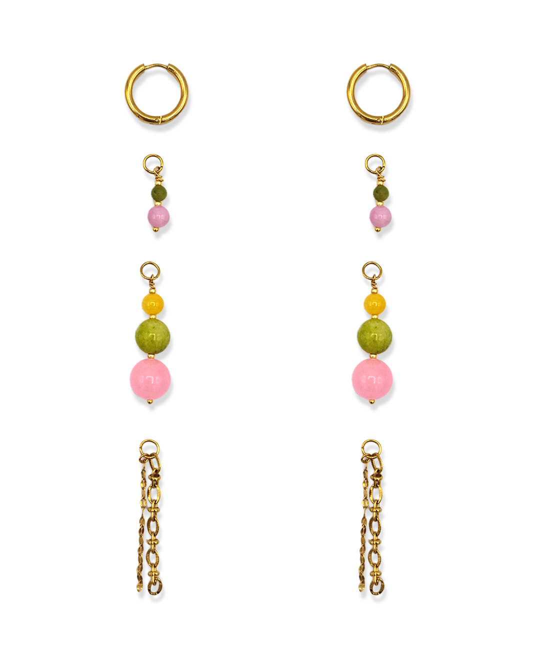Necklace Summer Candy Berry Sunset