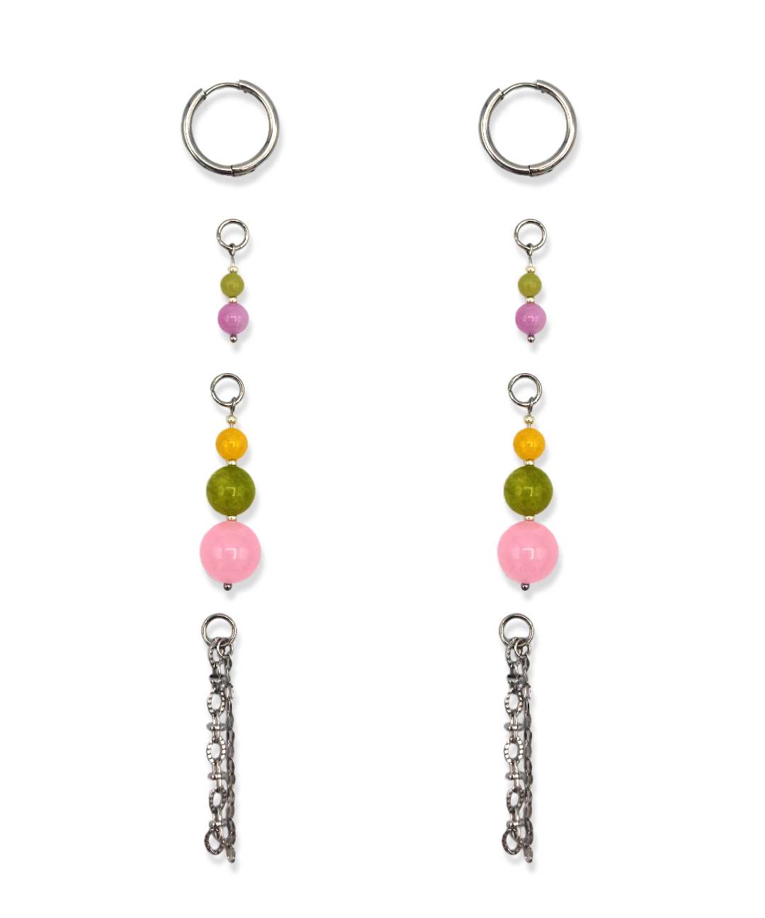 Necklace Summer Candy Berry Sunset