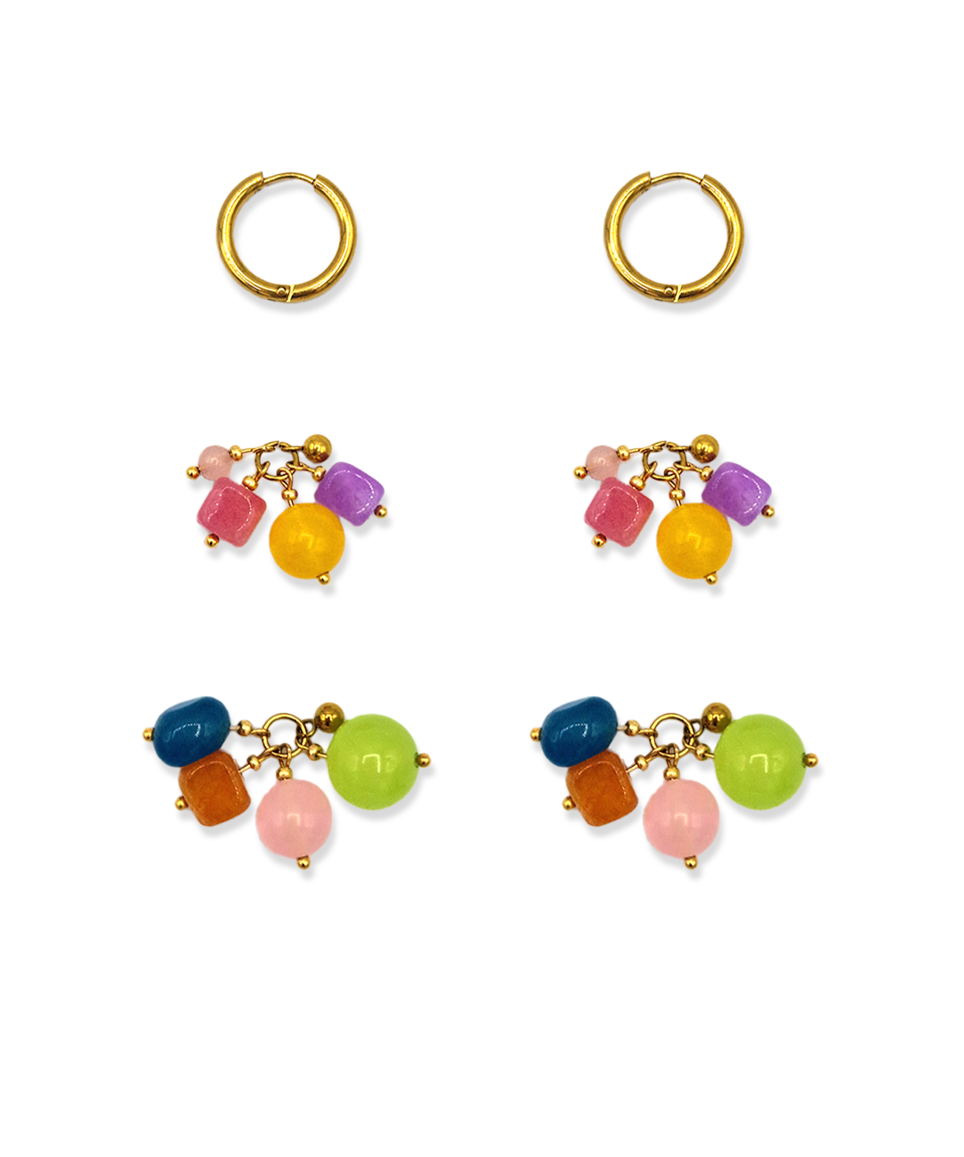 Necklace Summer Candy Berry Sunset