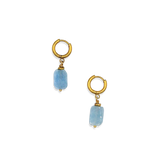Oorbellen Aquamarine Hoops