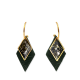 Oorbellen Emerald Glitter Diamond