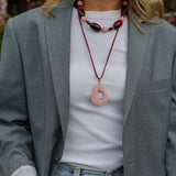 Ketting & Phone Cord Rosé Merlot Link