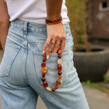 Ketting & Phone Cord Mocha Link