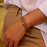 Armband Magenta Link