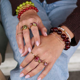 Ring Olive Stone Oval
