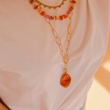 Hanger Carnelian Gold Frame