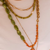 Ketting Green Orange Half