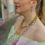 Oorbellen Amethyst Light