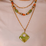 Hanger Green Gold Marble Diamond