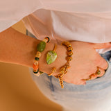 Cuff Green Marble Drop