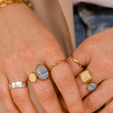 Ring Blue Lace Agate