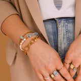 Armband Azure Pearl Split