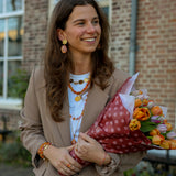 Oorbellen Carnelian Stone Pebbles