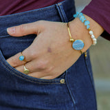 Armband Azure Pearl Split