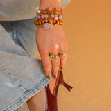 Ring Green Marble Oval